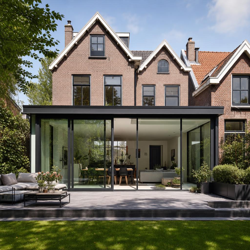Aanbouw achterzijde, Tilburg